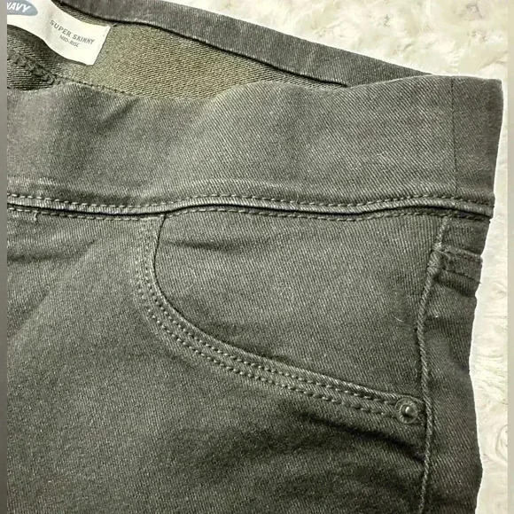 Old Navy Womens Super Skinny Mid-Rise Jegging Black Jeans - Picture 9 of 11